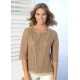 JERSEY MARRON CROCHET MARRON PADIERNO