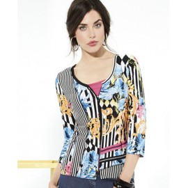 chaqueta estampada