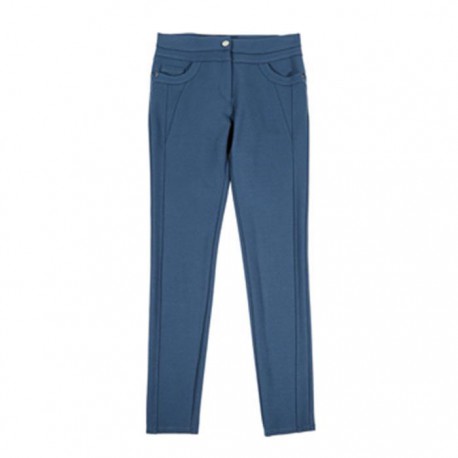 PANTALON PITILLO AZUL BOLSILLOS PAZ TORRAS MUJER