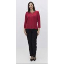 PANTALON DE CREPE GRUESO MUJER +COLORES