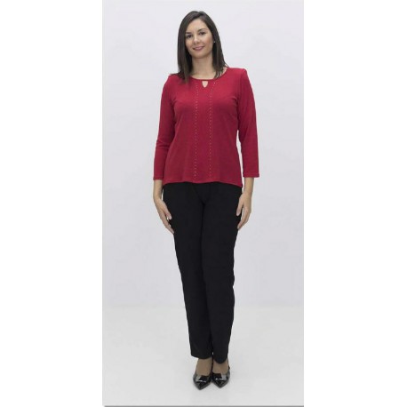 PANTALON DE CREPE GRUESO MUJER 