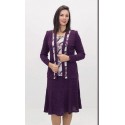 FALDA DE VUELO MORADA MUJER BOGUAR
