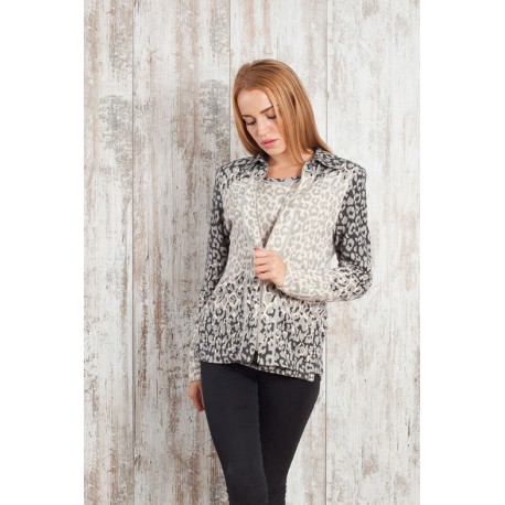 TWIN SET ESTAMPADO ANIMAL MUJER DONA MODA