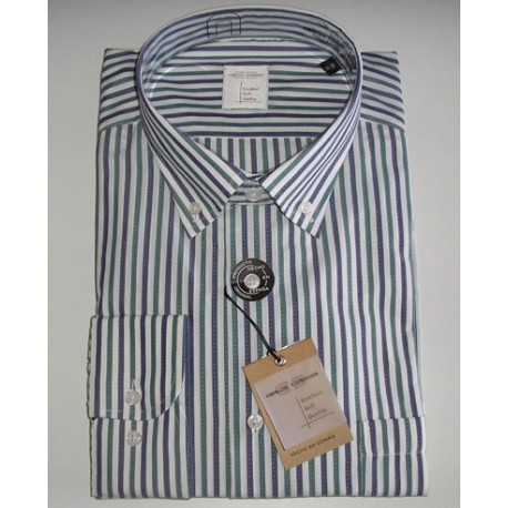 CAMISA RAYAS TERGAL CARLOS CORDOBA HOMBRE
