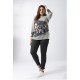 JERSEY COMBINADO GRIS MUJER SPG-JENUAN