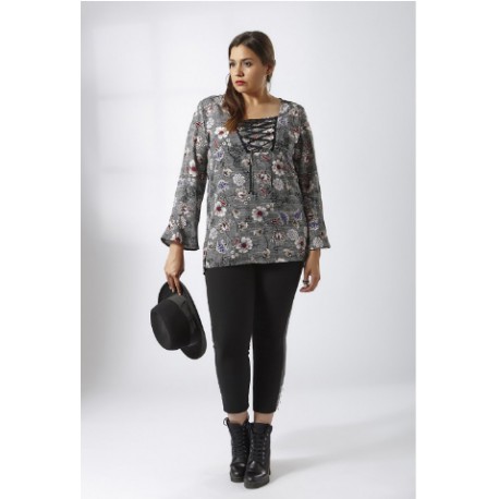 BLUSA GASA GALES MUJER SPG-JENUAN