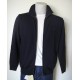 CHAQUETA AZUL MARINO CON BOLSOS