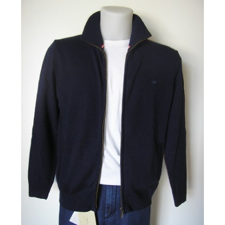 CHAQUETA AZUL MARINO CON BOLSOS