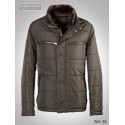 PARKA ACOLCHADA GRIS PLOMO HOMBRE