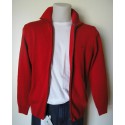 CHAQUETA ROJA CON BOLSOS