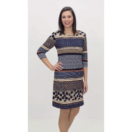 VESTIDO PIQUE MUJER ESTAMPADO 
