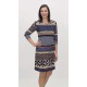 VESTIDO PIQUE MUJER ESTAMPADO 