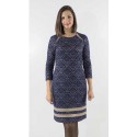 VESTIDO FANTASIA AZUL MARINO MUJER