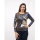 CAMISETA ESTAMPADA CON PEDRERIA BOGUAR