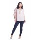 BLUSA FLUIDA CON PASAMANERIA TALLAS GRANDES MUJER +COLORES
