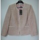 CHAQUETA TWEED CON FLECOS MUJER +COLORES ESTEFANIA RODRIGUEZ