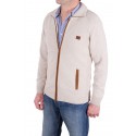 CHAQUETA PUNTO HOMBRE BEIGE BROWN JURY