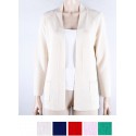 CHAQUETA LARGA DE PUNTO MUJER +COLORES TACHY ZUCCA