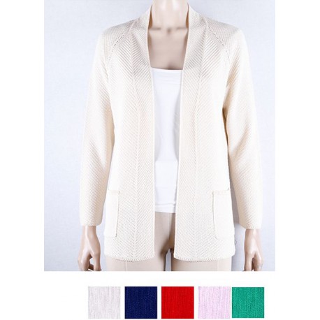 CHAQUETA DE PUNTO MUJER +COLORES TACHY ZUCCA