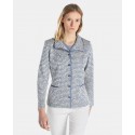 Chaqueta tweed de mujer Zero con bolsillos