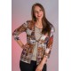 Camiseta de mujer Zero con estampado y efecto dos piezas
