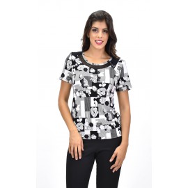 CAMISETA ESTAMPADA MUJER BOGUAR