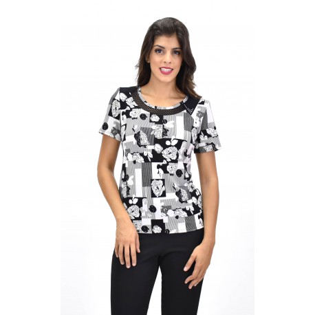 CAMISETA ESTAMPADA MUJER BOGUAR