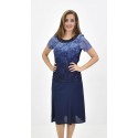 Top de encaje azul marino mujer boguar