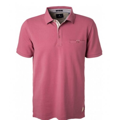 POLO ROSA PIERRE CARDIN HOMBRE CON BOLSILLO TALLAS ESPECIALES