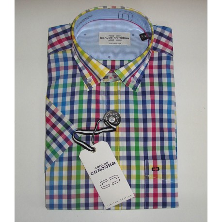 CAMISA CUADROS CARLOS CORDOBA HOMBRE
