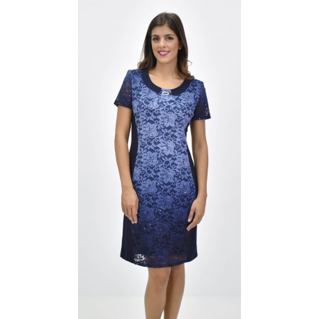 VESTIDO DE ENCAJE MUJER BOGUAR