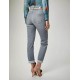 Vaquero gris de mujer Pierre Cardin con strass