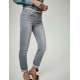 Vaquero gris de mujer Pierre Cardin con strass