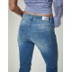 Vaquero azul de mujer Pierre Cardin con strass