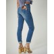 Vaquero azul de mujer Pierre Cardin con strass