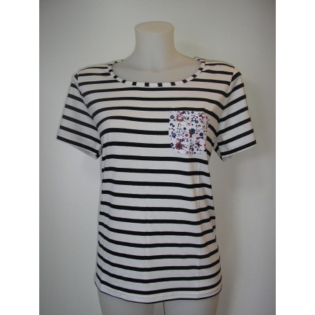 CAMISETA MARINERA JUPER CON BOLSILLO 