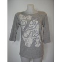 CAMISETA GRIS LILI DUDU MUJER