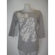 CAMISETA GRIS LILI DUDU MUJER
