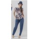 PANTALON AMPLIO IMITANDO A VAQUERO MUJER