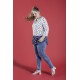 BLUSA TOPOS TALLA GRANDE MUJER SPG-JENUAN