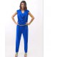 MONO AZUL LARGO  MUJER