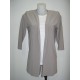 Chaqueta crepe larga vison mujer Boguar