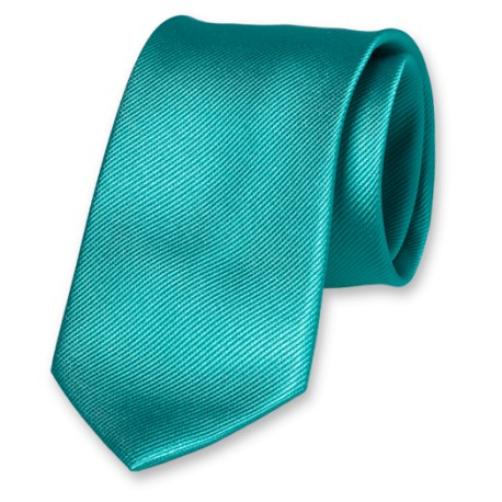 Corbata lisa turquesa oscuro