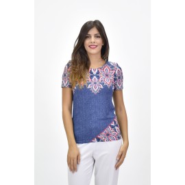 CAMISETA ESTAMPADA MUJER BOGUAR