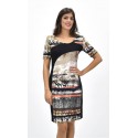 VESTIDO ESTAMPADO MUJER BOGUAR