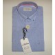 CAMISA AZUL MICRODIBUJOS HOMBRE MANGA CORTA CARLOS CORDOBA