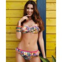 BIKINI BANDO ESTAMPADO. MUJER