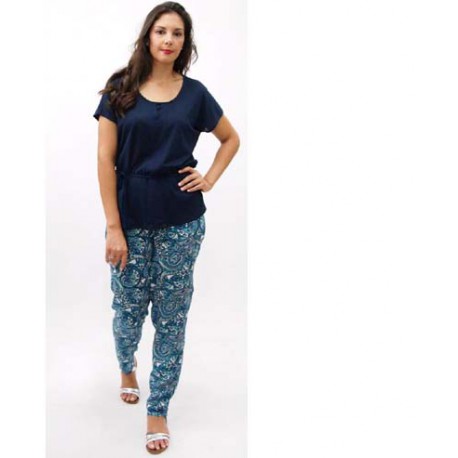 PANTALON ESTAMPADO CACHEMIRE MUJER