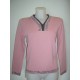 JERSEY SALMON DOBLE CUELLO JACQUARD DE SEÑORA JUPER