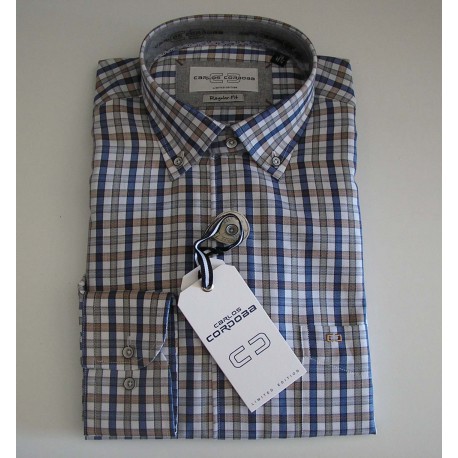 CAMISA CUADROS VILLELA CARLOS CORDOBA HOMBRE